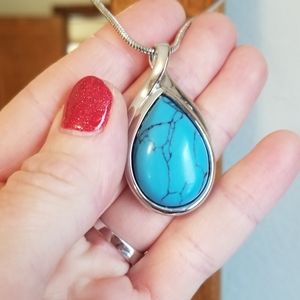 Lia Sophia turquoise necklace